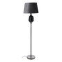 Lámpara Suelo Negro-Gris Metal-Cristal 40,50 X 40,50 X 156 C