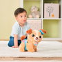 V-Tech Cachorrito Pasitos 80-579322, Mascota de Peluche Interactiva, Camina y Aprende con Frases y Música, Juguete para Bebés +9 Meses