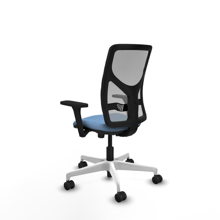 PIQUERAS Y CRESPO Silla de oficina Motilla con mecanismo Sincro, Azul cielo y Gris PIQUERAS Y CRESPO Silla de oficina Motilla con mecanismo Sincro, Azul cielo y Gris