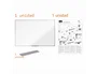 NOBO Pizarra blanca magnética Essence de acero vitrificado 90x60 cm