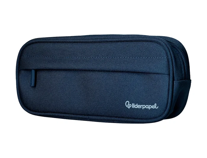 Liderpapel Estuche portatodo Classic ovalado azul marino Liderpapel Estuche portatodo Classic ovalado azul marino