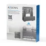 AISENS Soporte Universal de Pared MPC02-155 para Mini PC y Router, Negro