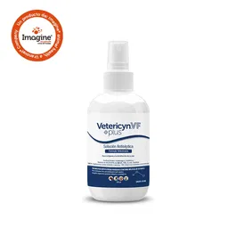 Vetericyn Plus VF Solución Antiséptica para Limpiar y Desbridar Heridas en Animales - Spray de 120ml, No Tóxico y sin Antibióticos
