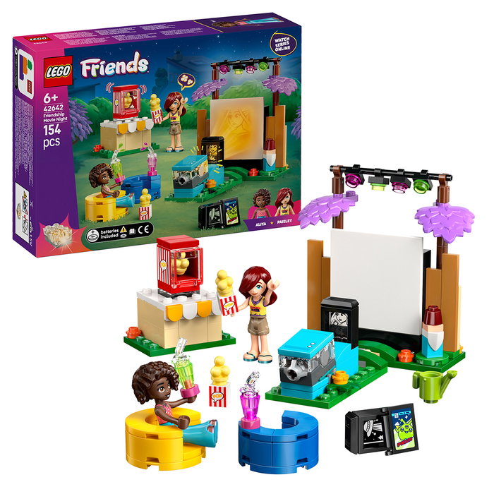 LEGO Friends Amistad: Noche De Cine 42642 Kit de Construcción para Niños y Niñas +6 Años LEGO Friends Amistad: Noche De Cine 42642 Kit de Construcción para Niños y Niñas +6 Años