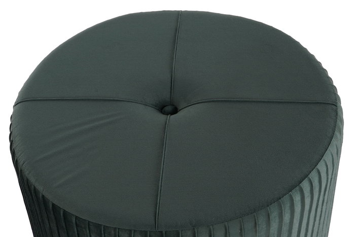 DKD Home Decor Set de 3 Reposapiés de Terciopelo