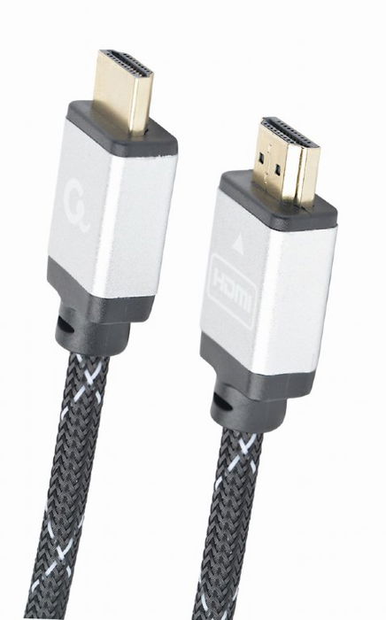 GEMBIRD CCBHDMIL-1.5M Cable HDMI 1.5 m Alta Velocidad 4K UHD 60 Hz con Ethernet y Cubierta de Nylon