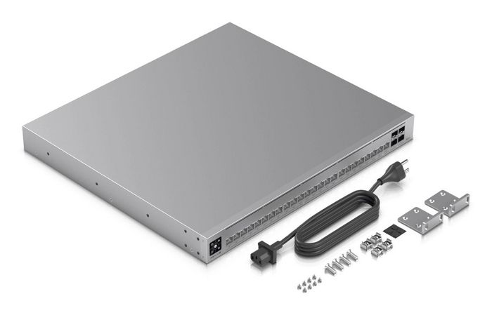 Ubiquiti Switch L3 Etherlighting 230 Gbps con (2) 10 GbE PoE++, (22) 2.5 GbE PoE++, (4) 10G SFP+