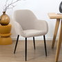 Home Deco Factory Silla Butaca Atom Gris Claro