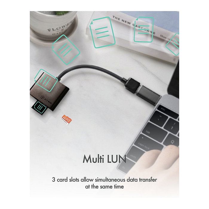 Icy ICY BOX IB-CR301-U3 Multi Card Reader USB 3.0 con Tipo-C