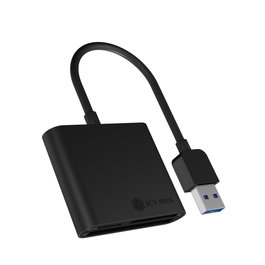 ICY BOX IB-CR301-U3 Lector de tarjetas USB 3.2 Gen 1 para SD, MicroSD y CF