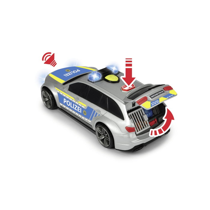Dickie Mercedes AMG E 43 Policía Blue / Silver 1:16 Dickie Mercedes AMG E 43 Policía Blue / Silver 1:16