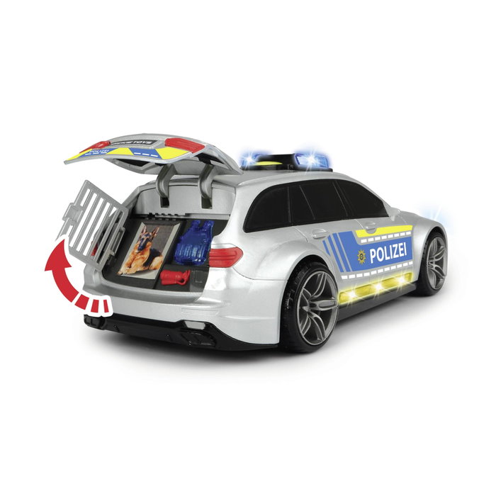 Dickie Mercedes AMG E 43 Policía Blue / Silver 1:16 Dickie Mercedes AMG E 43 Policía Blue / Silver 1:16