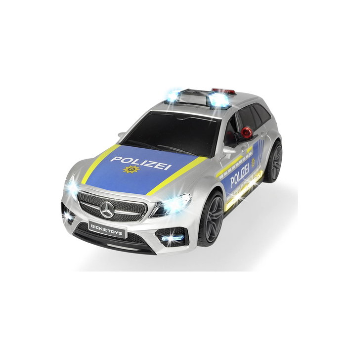 Dickie Mercedes AMG E 43 Policía Blue / Silver 1:16 Dickie Mercedes AMG E 43 Policía Blue / Silver 1:16
