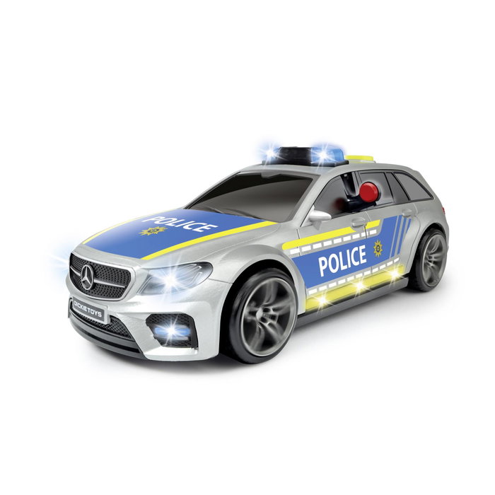 Dickie Mercedes AMG E 43 Policía Blue / Silver 1:16 Dickie Mercedes AMG E 43 Policía Blue / Silver 1:16