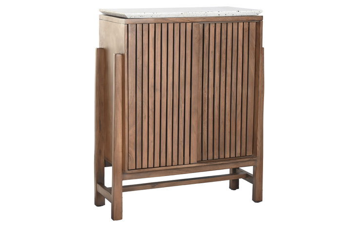 DKD Home Decor Aparador Acacia Terrazo 90x40x110
