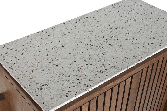 DKD Home Decor Aparador Acacia Terrazo 90x40x110