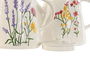 DKD Home Decor Tetera Shabby Flower 24 Porcelana Multicolor 900ml 14 x 16.5 x 22 cm (2 Unidades)