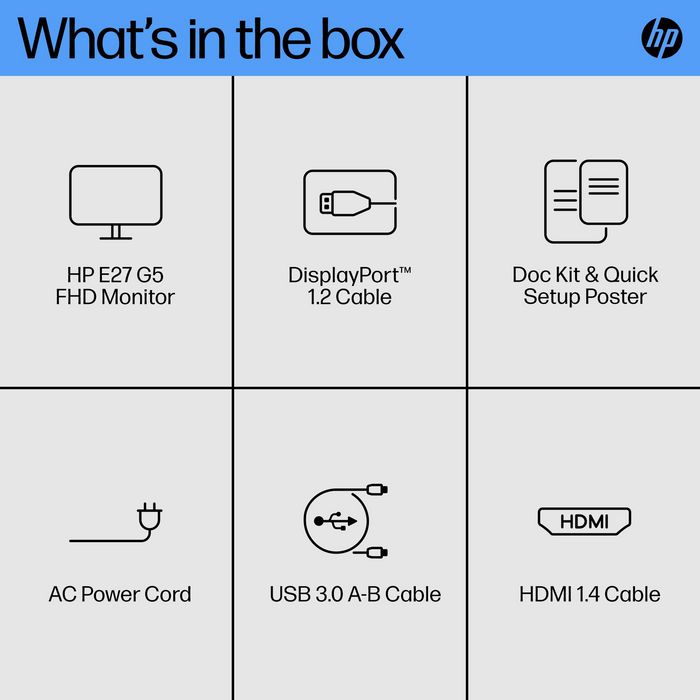 HP Monitor E27 G5 FHD