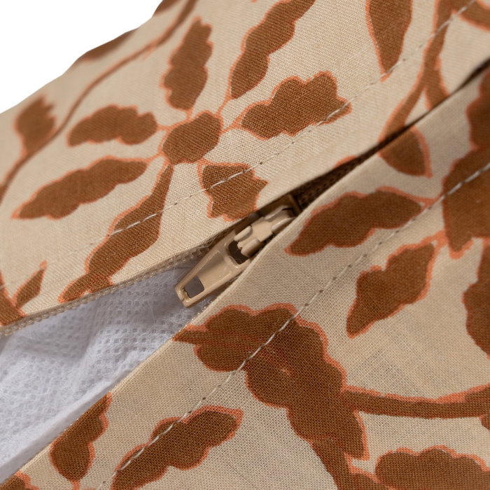 Cojín Beige-Marrón 100% Algodón 60 X 40 cm (Set de 2) Cojín Beige-Marrón 100% Algodón 60 X 40 cm (Set de 2)