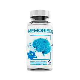 BEQUISA Memoribeq 60 Cap. Complemento Alimenticio para la Memoria y Rendimiento Cognitivo con Bacopa, Melena de León y Vitamina B6