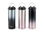 Inde Botella Sport Agua Aluminio Metalizada 800 ml 22,7x7 cm (12 Unidades)