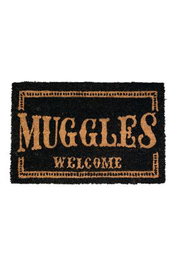 SD TOYS Felpudo Muggles Welcome Harry Potter 60x40cm Fibra de Coco Base PVC