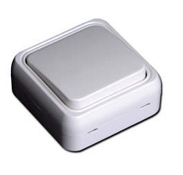 SIMON Finstock Alfa Pulsador de Superficie Blanco Neutro MS131900