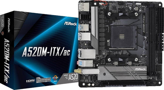 ASRock A520M-ITX/AC Micro ATX