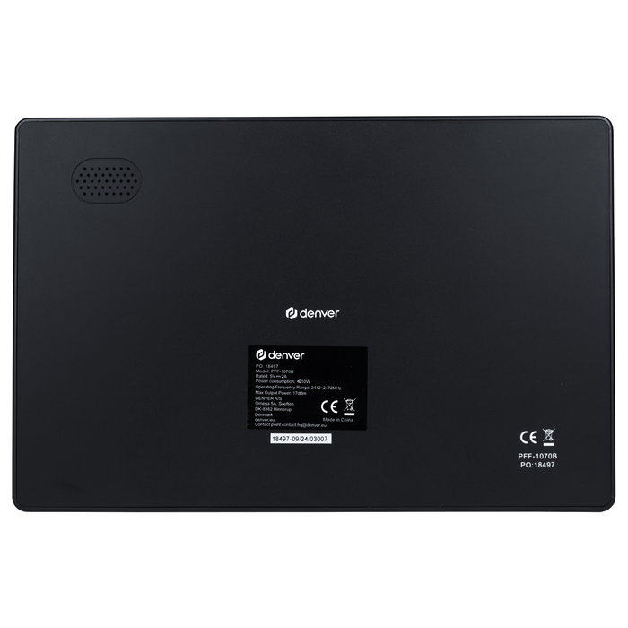 Denver PFF-1070 Marco Digital 10.1 Pulgadas Negro 16GB Frameo WiFi
