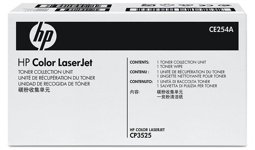 HP Bote residual de tóner CE254A para Color LaserJet CP3525 y CM3530