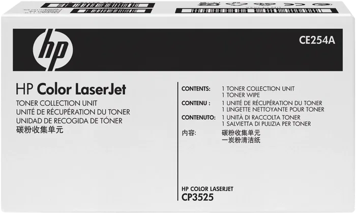 HP Bote residual de tóner CE254A para Color LaserJet CP3525 y CM3530