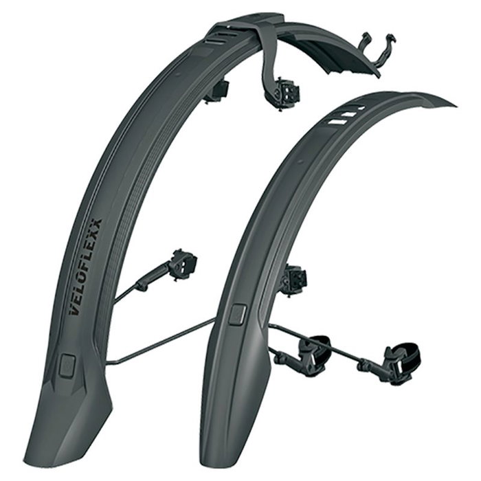 SKS VELOFLEXX Guardabarros trasero y delantero para bicicleta con freno de disco, 605/850 mm, 600 g, accesorio SKS VELOFLEXX Guardabarros trasero y delantero para bicicleta con freno de disco, 605/850 mm, 600 g, accesorio