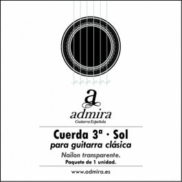 3ª Cuerda Admira para Guitarra Clásica Ca503Cl