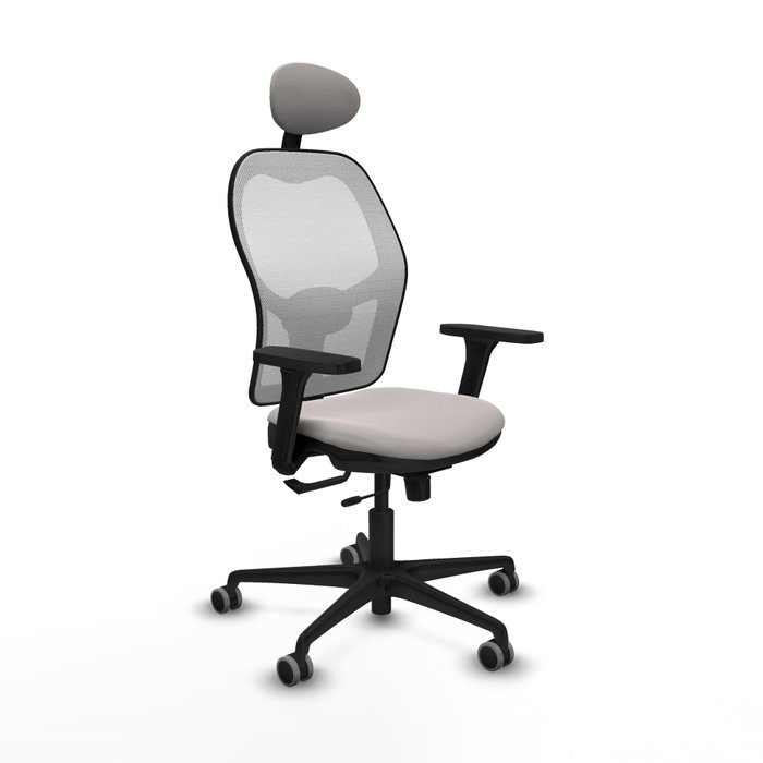 PIQUERAS Y CRESPO Silla de oficina Jorquera con mecanismo Sincro/Traslack en Blanco PIQUERAS Y CRESPO Silla de oficina Jorquera con mecanismo Sincro/Traslack en Blanco