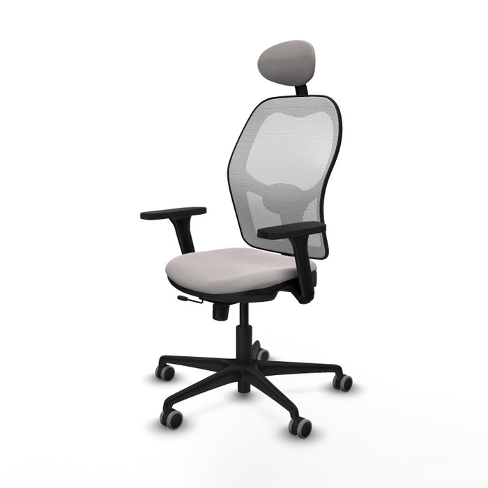 PIQUERAS Y CRESPO Silla de oficina Jorquera con mecanismo Sincro/Traslack en Blanco PIQUERAS Y CRESPO Silla de oficina Jorquera con mecanismo Sincro/Traslack en Blanco
