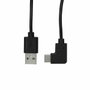 StarTech.com Cable USB-A a USB-C de 1 m con Conector Angular Derecho Negro