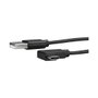 StarTech.com Cable USB-A a USB-C de 1 m con Conector Angular Derecho Negro