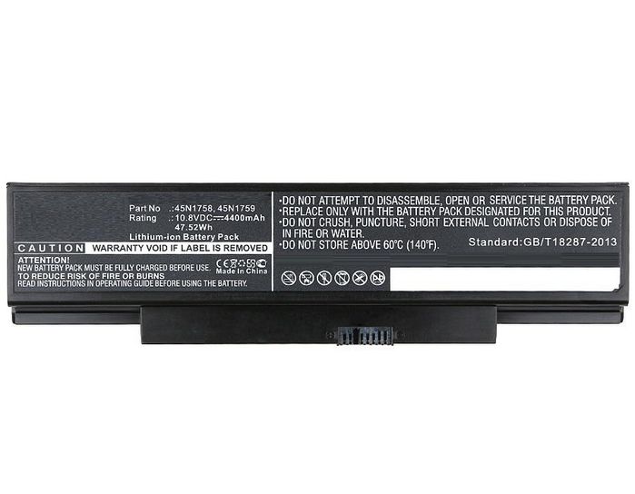 CoreParts Batería para Laptop Lenovo 47.52Wh 10.8V 4400mAh Black CoreParts Batería para Laptop Lenovo 47.52Wh 10.8V 4400mAh Black