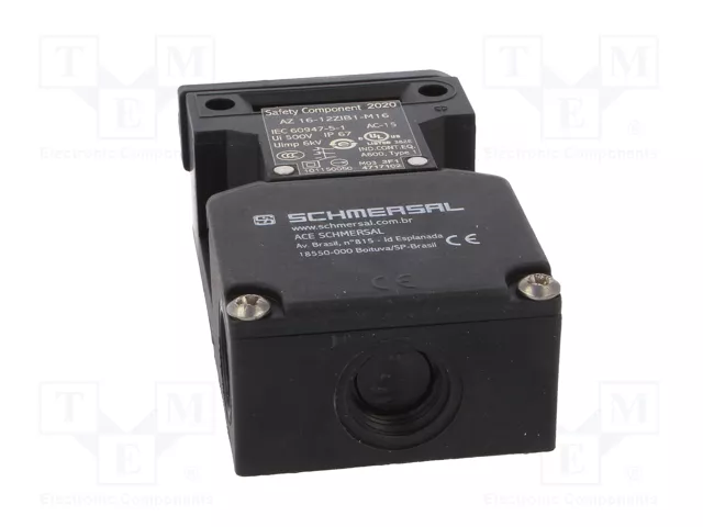 SCHMERSAL Interruptor de seguridad AZ 16 con llave recta, NC x2 + NA SCHMERSAL Interruptor de seguridad AZ 16 con llave recta, NC x2 + NA