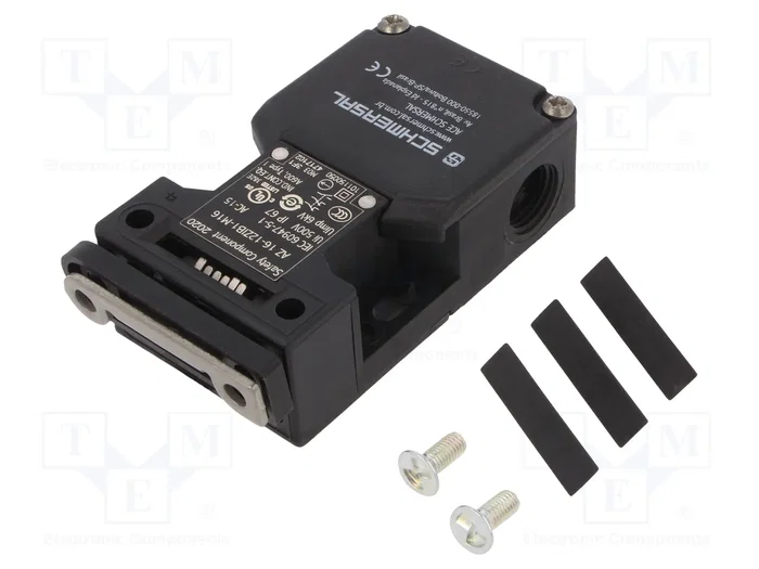 SCHMERSAL Interruptor de seguridad AZ 16 con llave recta, NC x2 + NA SCHMERSAL Interruptor de seguridad AZ 16 con llave recta, NC x2 + NA