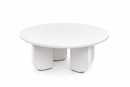 DKD Home Decor Mesa de Centro de MDF y Melamina Lacada 110x110x39 cm