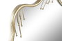 DKD Home Decor Espejo Metal y Cristal Dorado 73x73 cm