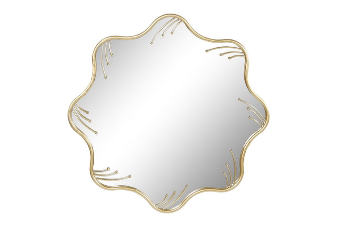 DKD Home Decor Espejo Metal y Cristal Dorado 73x73 cm DKD Home Decor Espejo Metal y Cristal Dorado 73x73 cm
