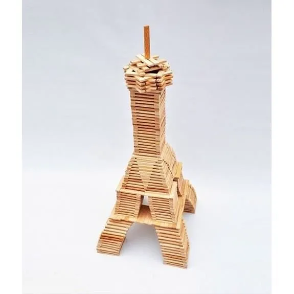 Mécabois Juego de Construcción de Madera 200 Piezas Barril de Tablero, Juguete Educativo Pino Natural Hecho en Francia para Niños +3 Años Mécabois Juego de Construcción de Madera 200 Piezas Barril de Tablero, Juguete Educativo Pino Natural Hecho en Francia para Niños +3 Años