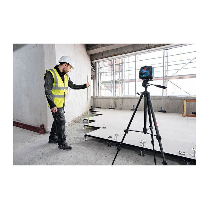 Bosch Professional GLL 20-22 G con láser verde, trípode BT 150 y maletín