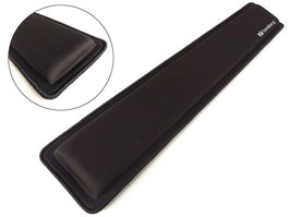 Sandberg Wrist Rest Pro XXL, Soporte para Muñeca y Ratón XXL para Comodidad Prolongada, Base Antideslizante, Bordes Cosidos