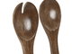 DKD Home Decor Sai art 24 Set de 2 Utensilios Colonial Natural Trenzado Ratán 1.2 x 7.5 x 30 cm