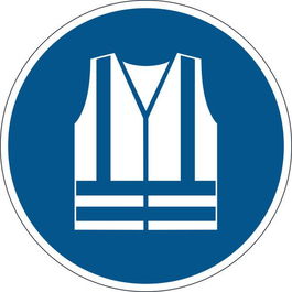 Marcaje Seguridad Durable Autoadhesivo Use Chaleco De Seguridad