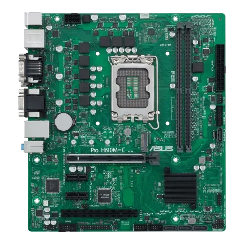 ASUS Pro H610M-C-CSM micro ATX DDR5 LGA 1700 ASUS Pro H610M-C-CSM micro ATX DDR5 LGA 1700