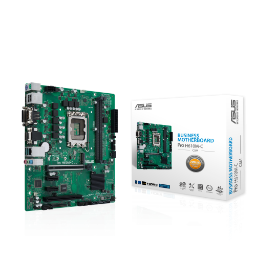 ASUS Pro H610M-C-CSM micro ATX DDR5 LGA 1700 ASUS Pro H610M-C-CSM micro ATX DDR5 LGA 1700